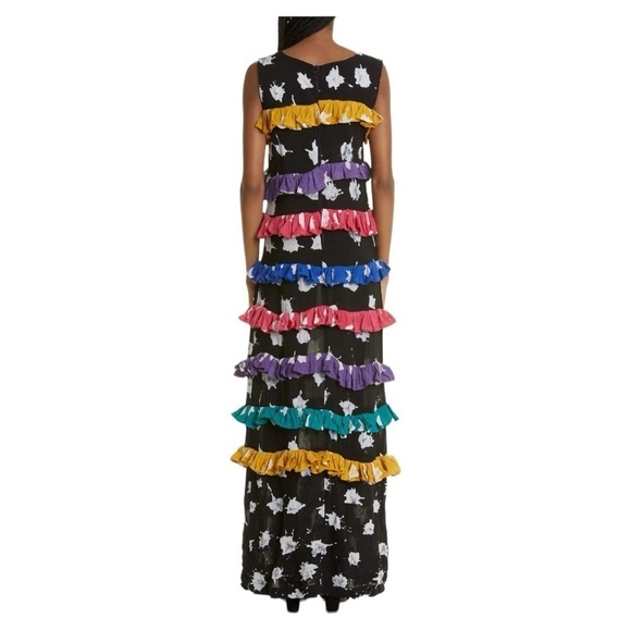 NWT BUSAYO Ropo Splatter Print Ruffle Dress - Picture 10 of 10